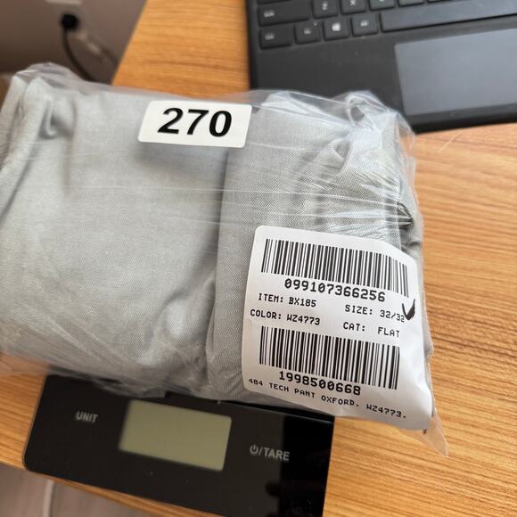 J.Crew 484 Slim-fit Oxford Tech Pants Mens 32x32 Gray Stretch Performance Chino - Picture 10 of 10